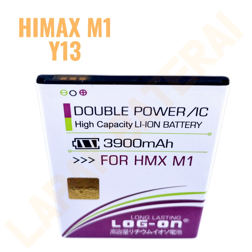 LOG  - ON Himax M1 Y13 Baterai Double IC Protection Battery Batre