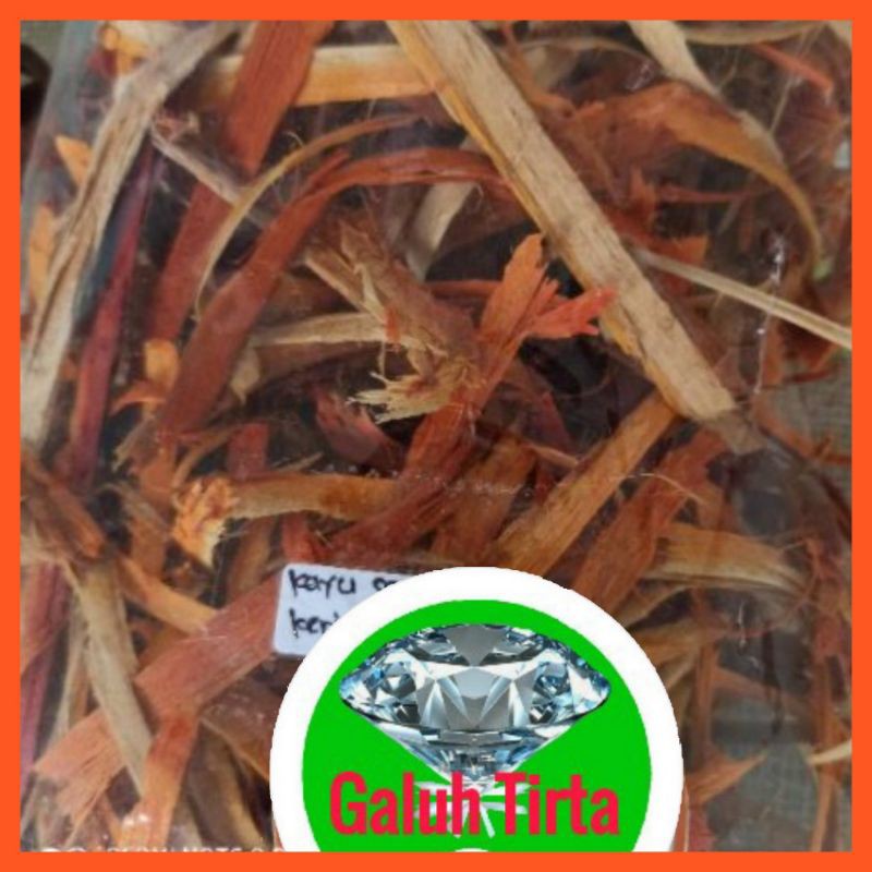 

100 Gram kayu secang merah serut besar cupang KERING murni asli original organik kualitas premium