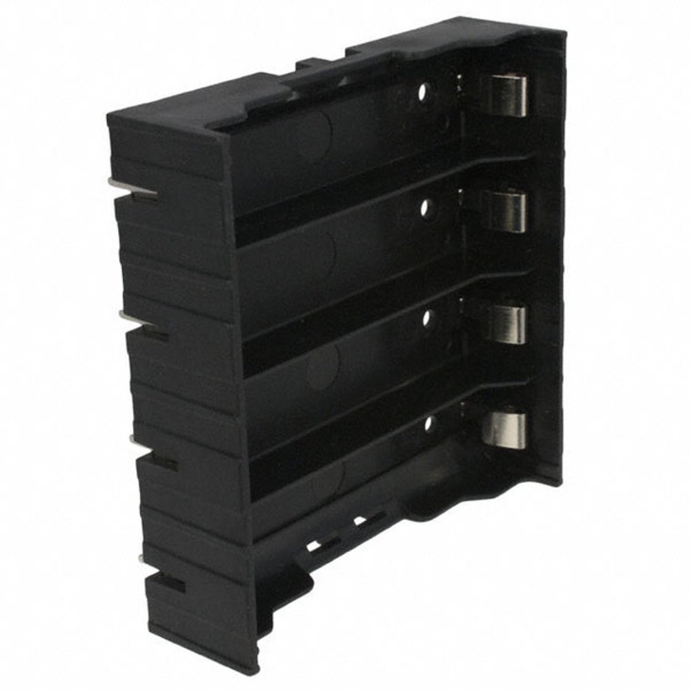 Paralel 4x 18650 Battery Holder Plat Lempengan Kotak Baterai Batere Murah