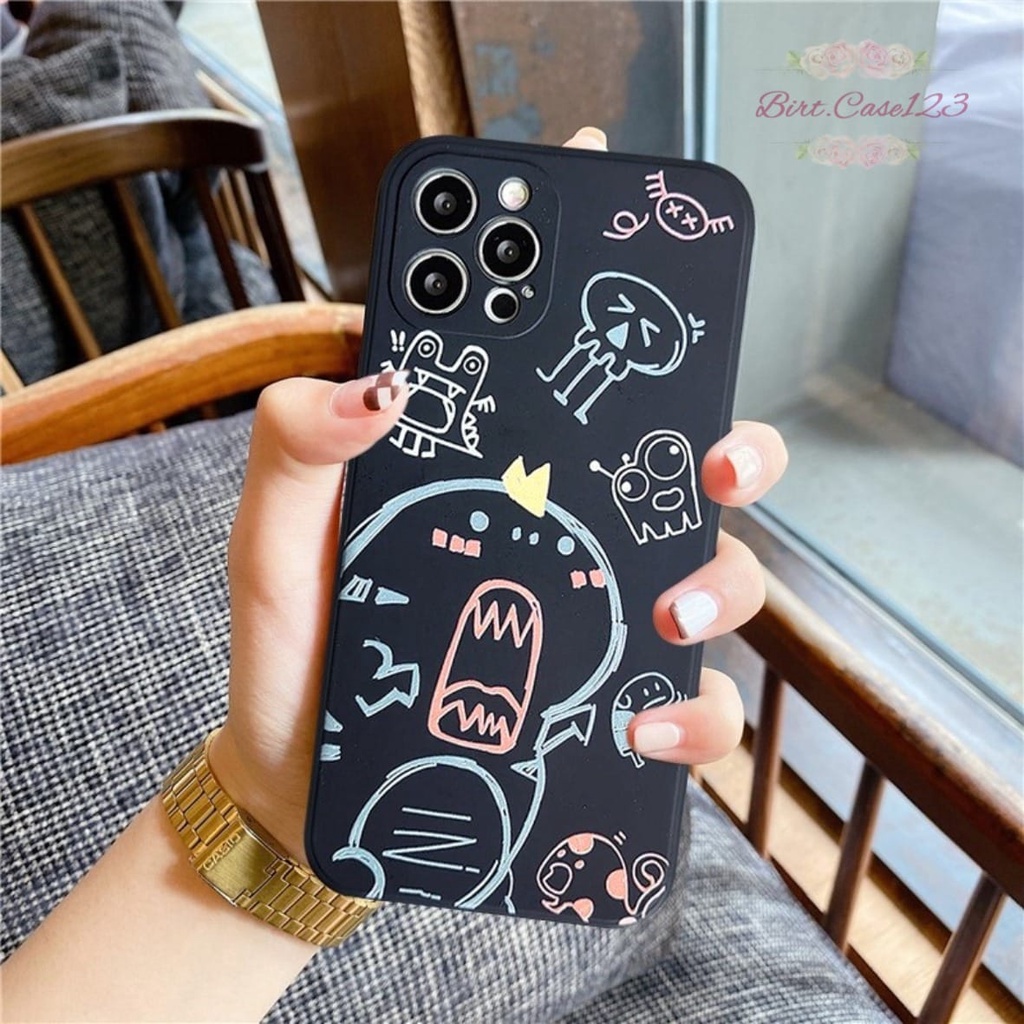 SOFTCASE MACARON PELINDUNG KAMERA CUSTOM ART MONSTER OPPO VIVO SAMSUNG REALME XIAOMI IPHONE INFINIX FOR ALL TYPE BC6627