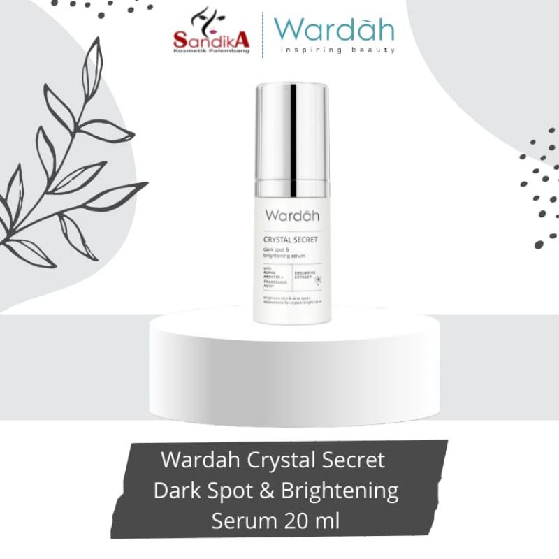 Wardah Crystal Secret Dark Spot &amp; Brightening Serum 20ml (100% Original)