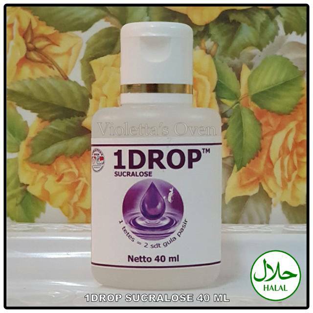 

PEMANIS 1DROP SUCRALOSE 40 ml Pengganti Gula Pasir