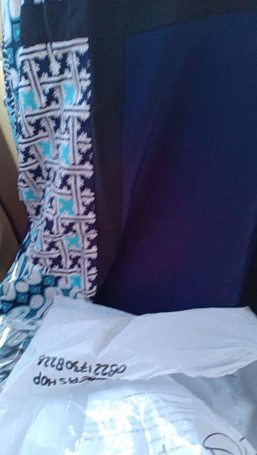 Gamis Batik Chyntia Batika Bahan Katun Batik Mix Peachsofie Gamis Casual Longdress Baju Batik