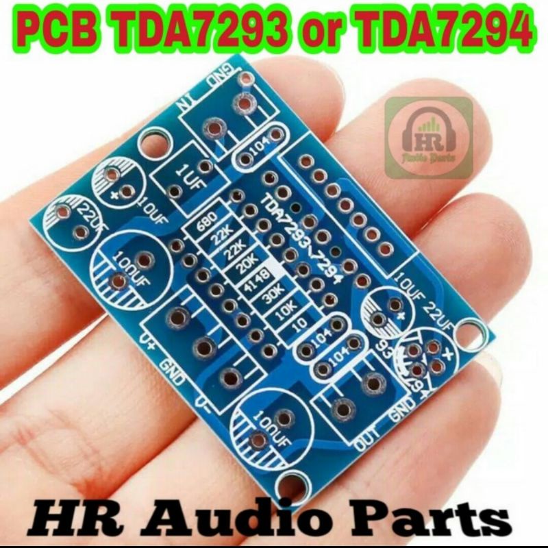 PCB TDA7293 / TDA7294 Mono Amplifier 100W Pcb Double Layer