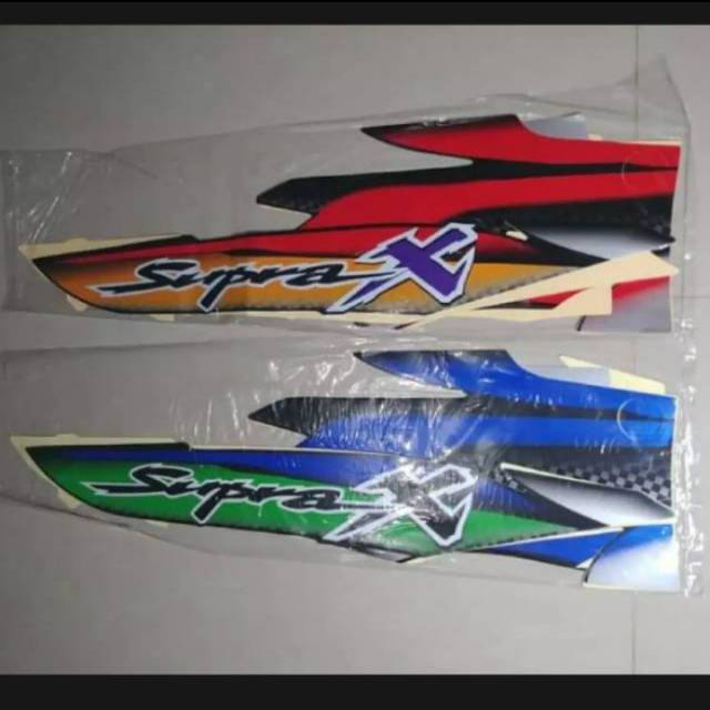 Striping lis body motor Supra X 2002