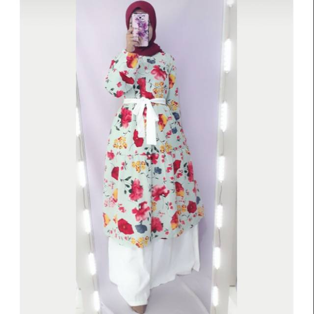 Fashion faizha - gamis nagita extu / gamis nagita / gamis extu nagita / gamis umpak / gamis extu