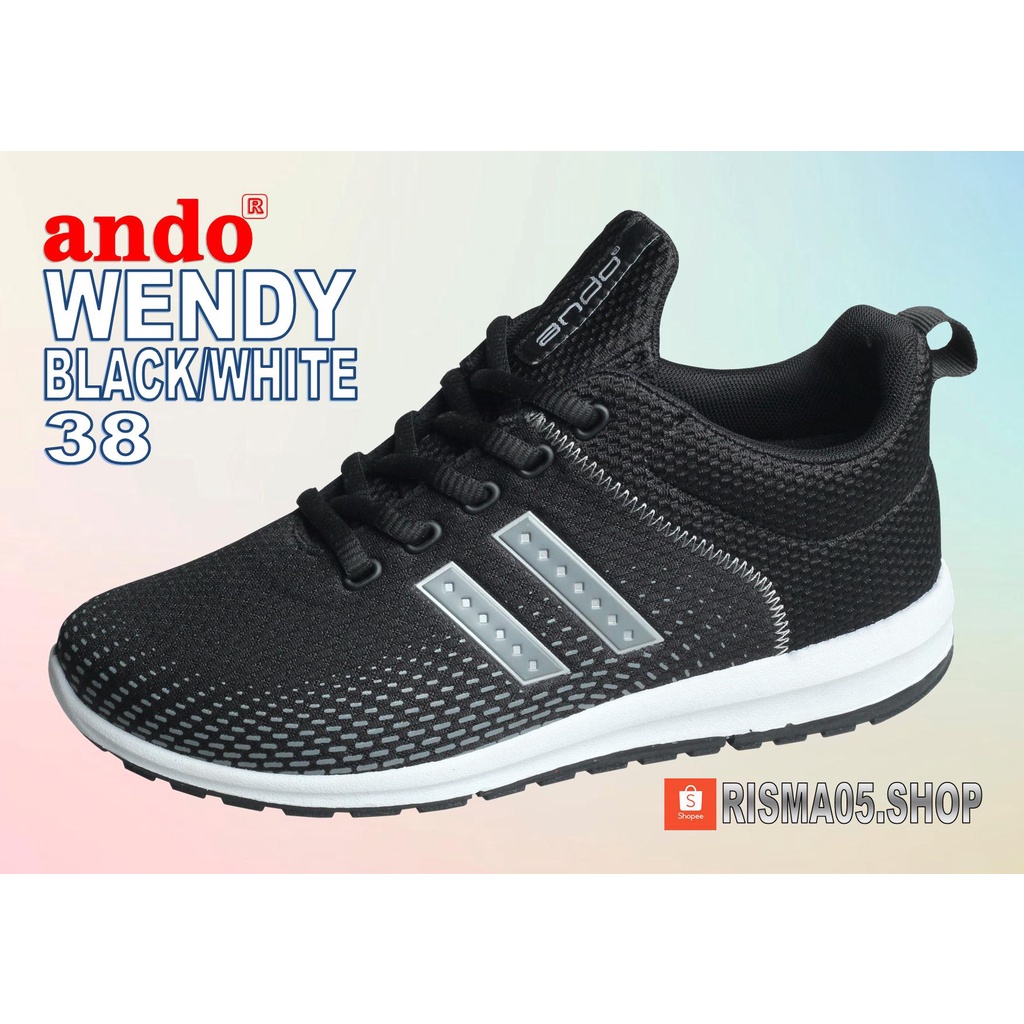 ⭐RISMA05.SHOP⭐ WENDY - SEPATU ANDO- SNEAKERS- SEPATU SEKOLAH- SEPATU KERJA