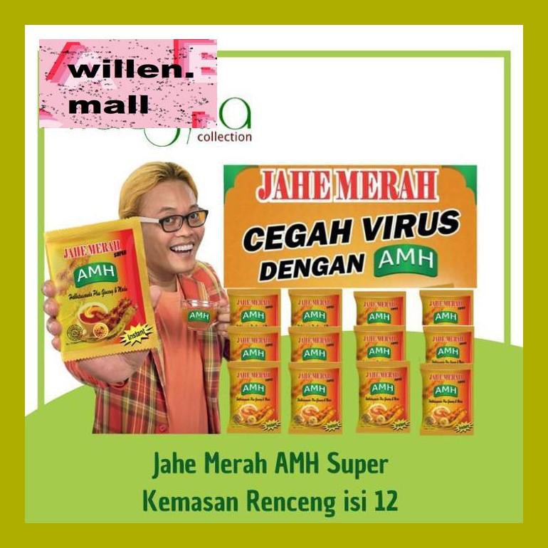 

Kak8Vitxd Amh Jahe Merah Amanah Super Habbatussauda Renceng ( 12 Sachet ) S50K50A