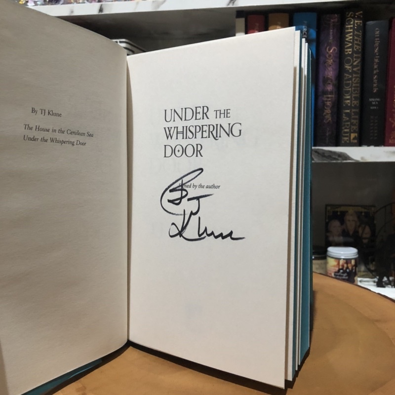 Waterstones Signed Special Edition Under the Whispering Door by TJ Klune