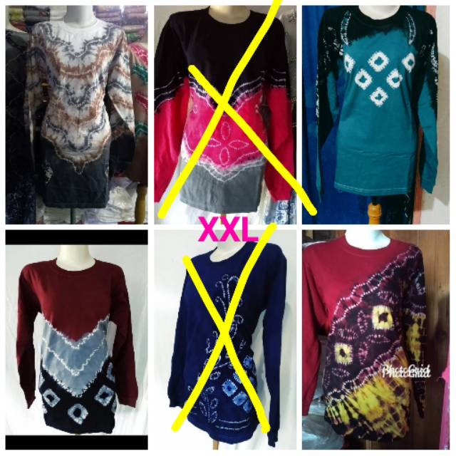 Kaos sasirangan Ob panjang size XXL