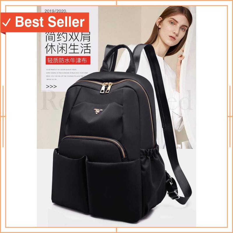 TAS WANITA TRAVELLING MURAH CANTIK UNIK ORI / Backpack Wanita Bahan Parasut Asli Import MUAT