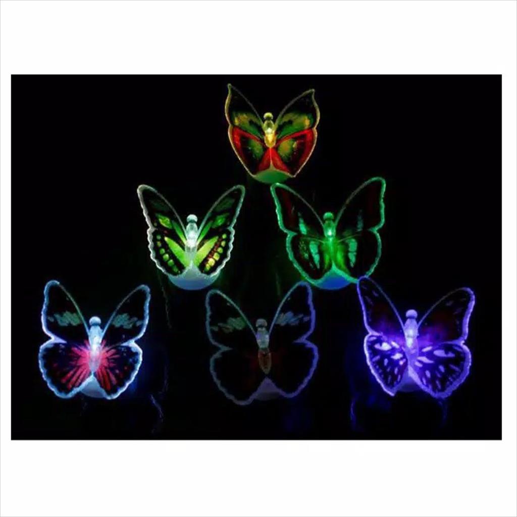 LS 248 - LED Kupu Kupu Warna-warni Dekorasi Dinding