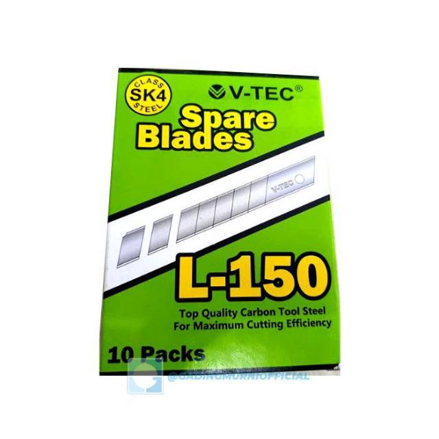 

V tec Isi Cutter Besar L-150 1 Pak isi 10 Tube