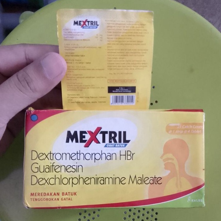 MEXTRIL TABLET &lt; OBAT BATUK PATEN TENGGOROKAN GATAL  &gt;