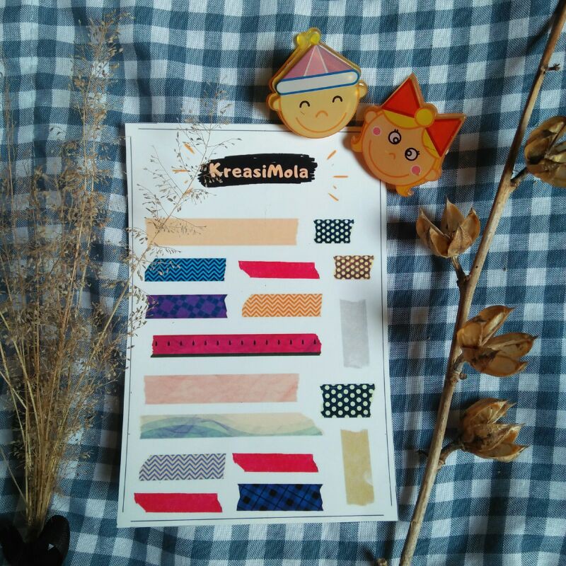 

Washi Tape Journal Sticker Deco Stiker Kertas