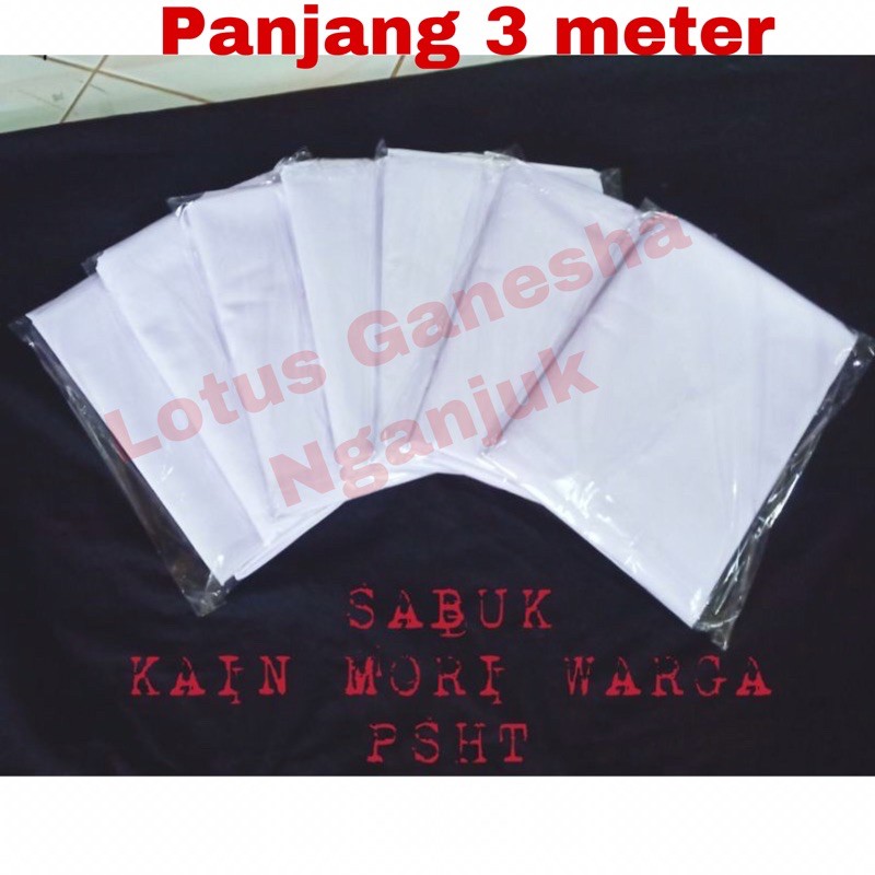 Mori Kain Mori Kain Kafan Sabuk Mori Psht Mori Psht Primissima Shopee Indonesia