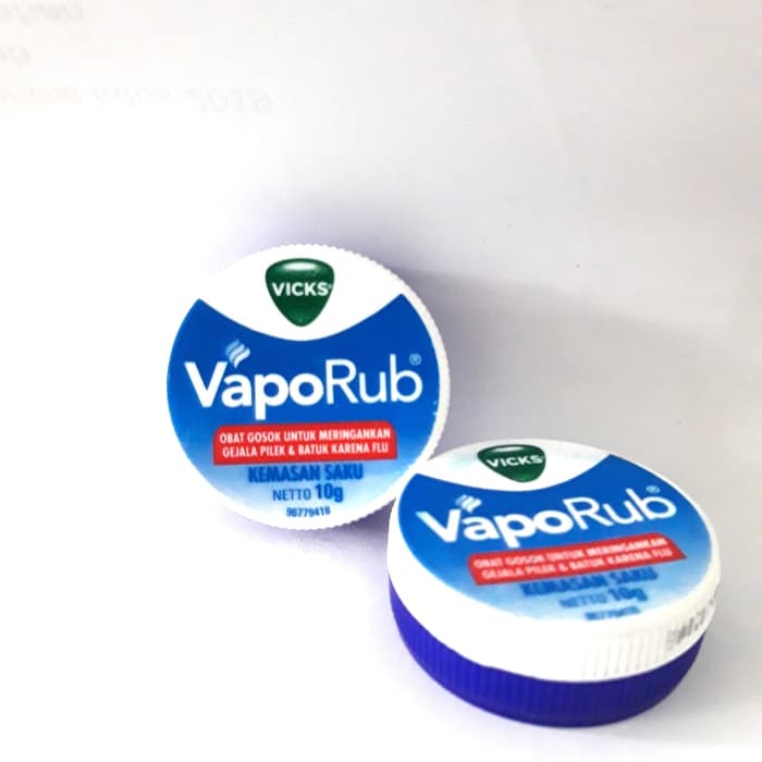 VICKS VAPORUB 10 Gr Meringankan Gejala Pilek Dan Batuk Karena Flu