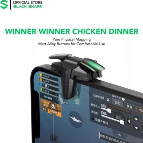 BLACK SHARK HGK02 SPLIT TYPE GAMING TRIGGER L1 R1 GAME HP BLACKSHARK