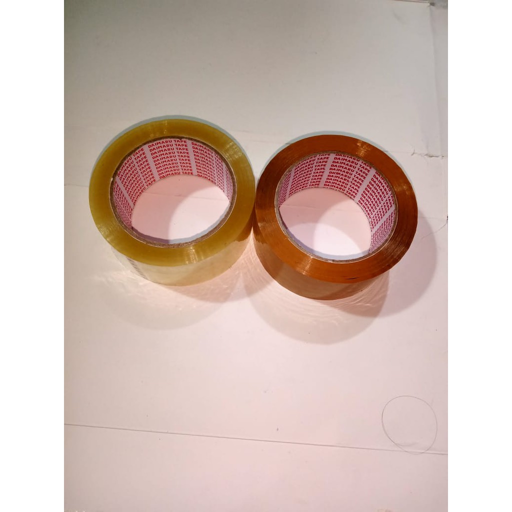 

Lakban OPP Daimaru 2 inch / 48mm x 90 Yard Bening dan Coklat