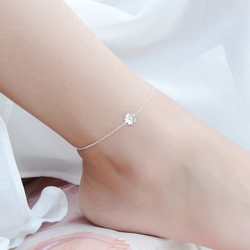 Gelang Kaki Bahan S925 Silver Untuk Pasangan