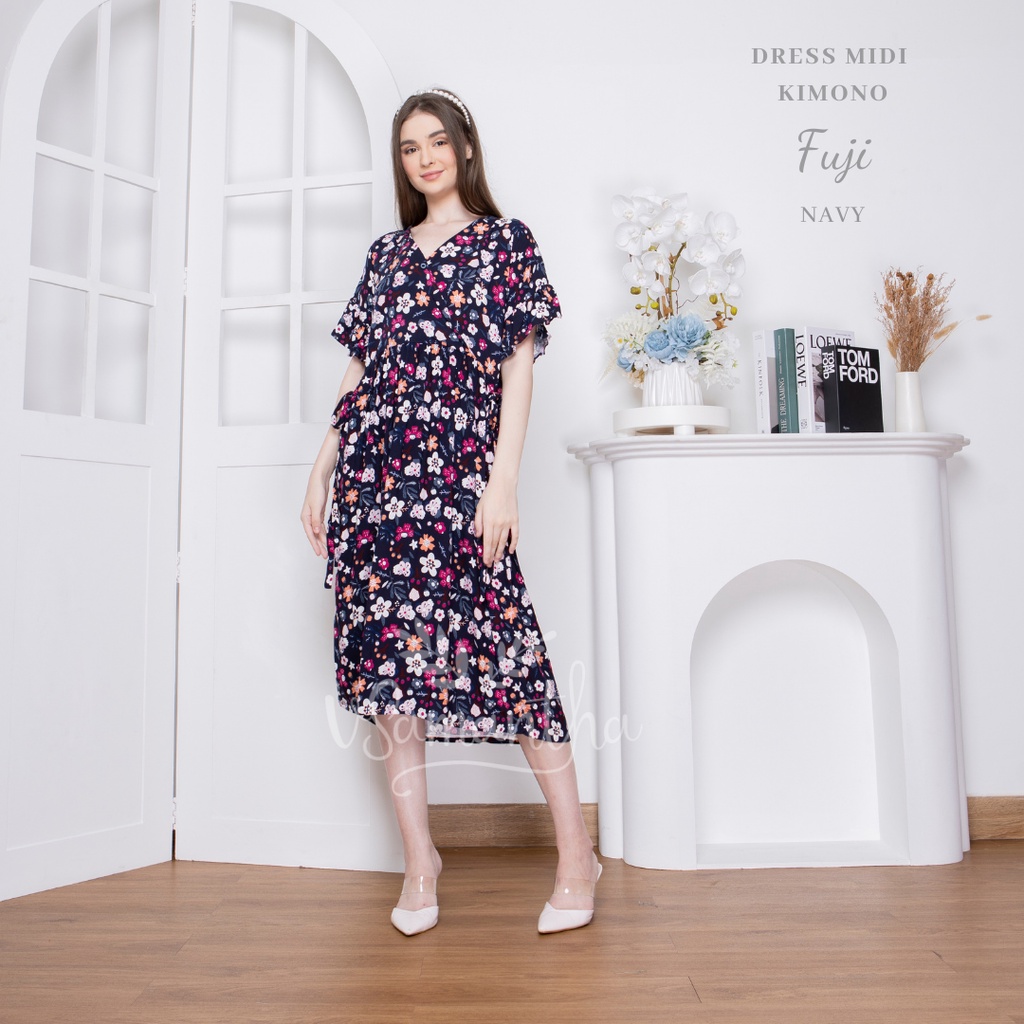 Dress Midi Kimono Fuji