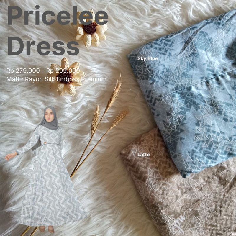 ✔️ORI PRICELEE DRESS NADHEERA LUXURY || GAMIS KONDANGAN RAYON SILK EMBOSS PREMIUM