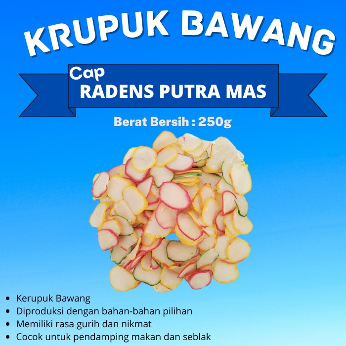 

Kerupuk Mentah Bawang 250gram Termurah