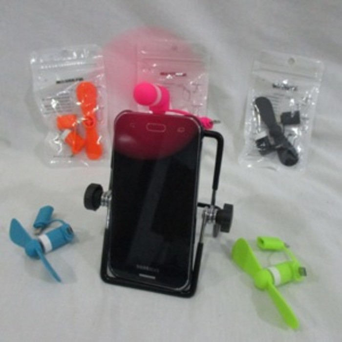 Kipas Angin Mini USB Fan 2 IN 1 For HP Android Smartphone &amp; Powerbank**Mantap