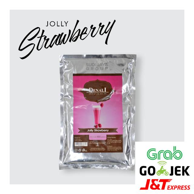 

Jolly Strawberry Powder Denali/ Bubuk Minuman