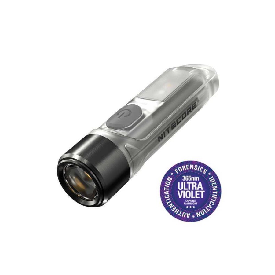 Nitecore TIKI UV Mini Senter 365nm 1000mW - Transparent