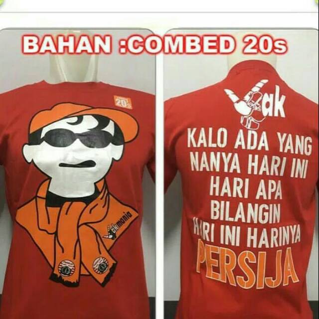 KAOS DISTRO PERSIJA HARI PERSIJA RED - KAOS BOLA PERSIJA HARI PERSIJA RED - KAOS HARI PERSIJA RED
