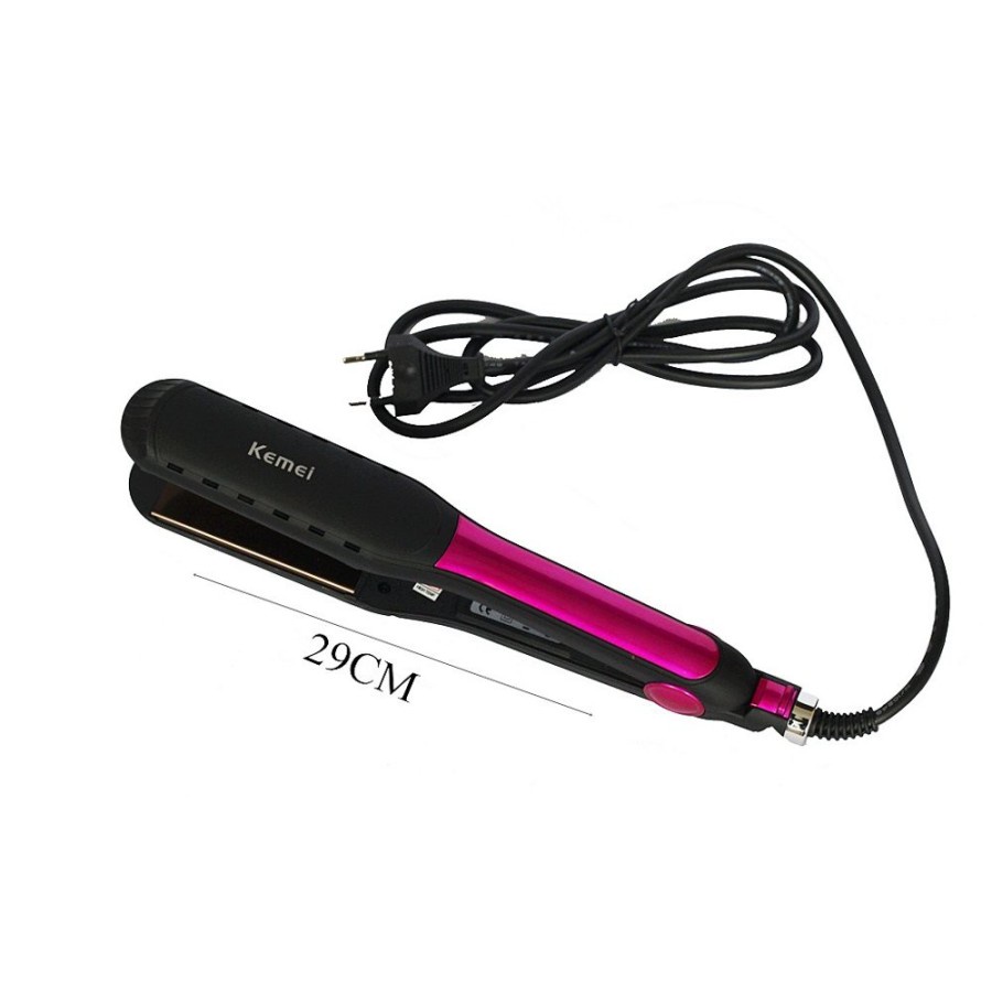 COD KEMEI KM-428 CATOKAN RAMBUT TEMPERATUR SUHU PLAT LEBAR CATOK SALON