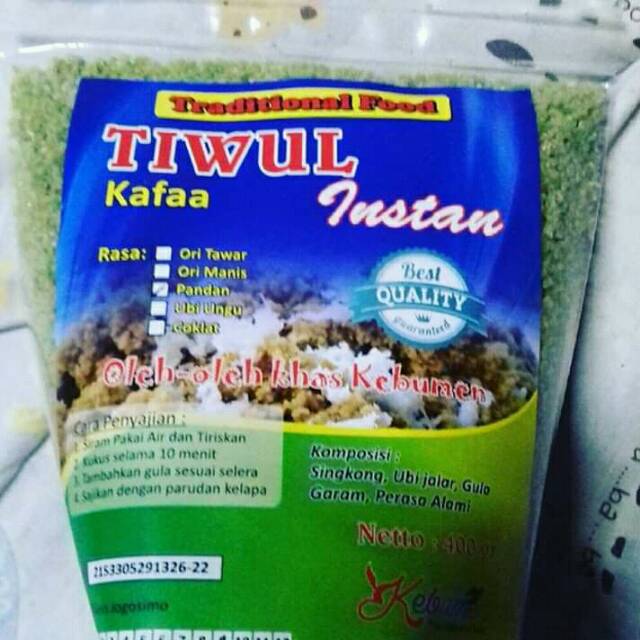 

Tiwul Instan