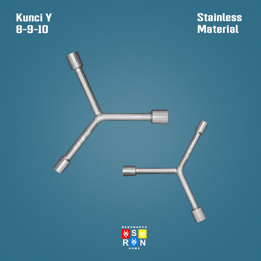 Kunci Sok Y 8 x 9 x 10 mm Pendek / Kunci Sock Y / Kunci Pas Shocket Resonance Home