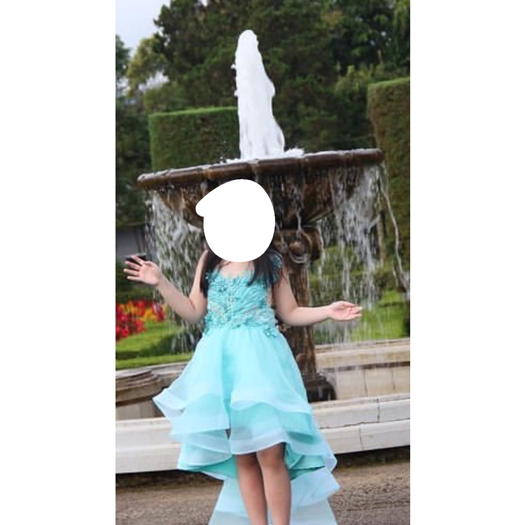 LUXURY HIGH LOW DRESS ELEGANT