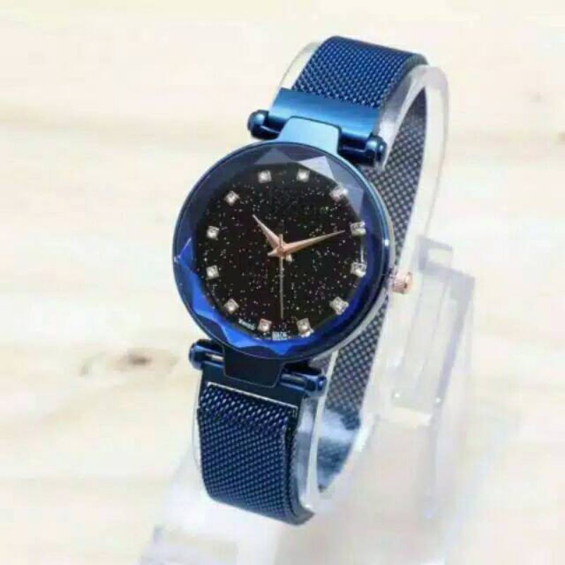 jam tangan Wanita Diyoor Magnetic Murah Permata  D728 READY BISA COD