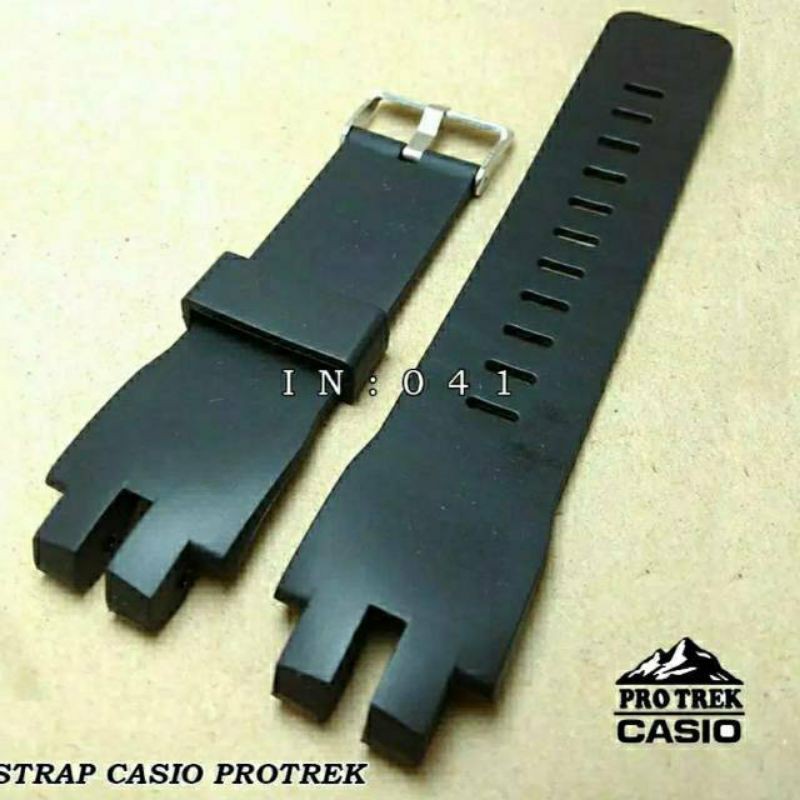 TALI JAM CASIO PROTREK PRG-300 PRG300 PRG 300 STRAP RUBBER PREMIUM