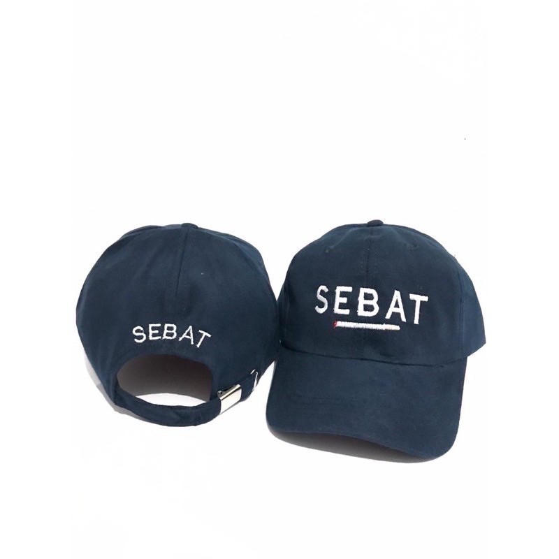 Topi Distro Baseball bordir Sebat Viral