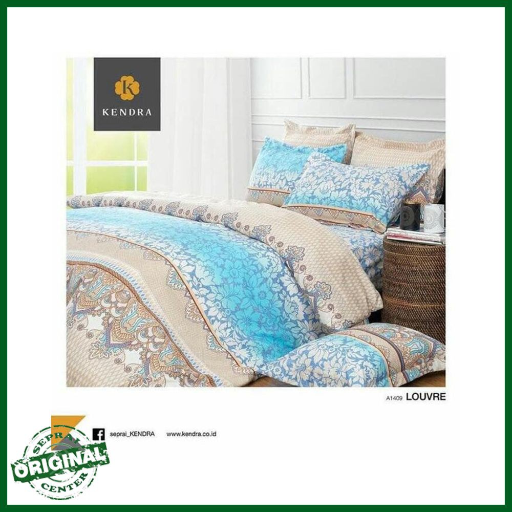 SEPRAI KENDRA / SPREI KENDRA LOUVRE QUEEN 160 No.2 SEPRAI BATIK MEWAH KLASIK ELEGANT