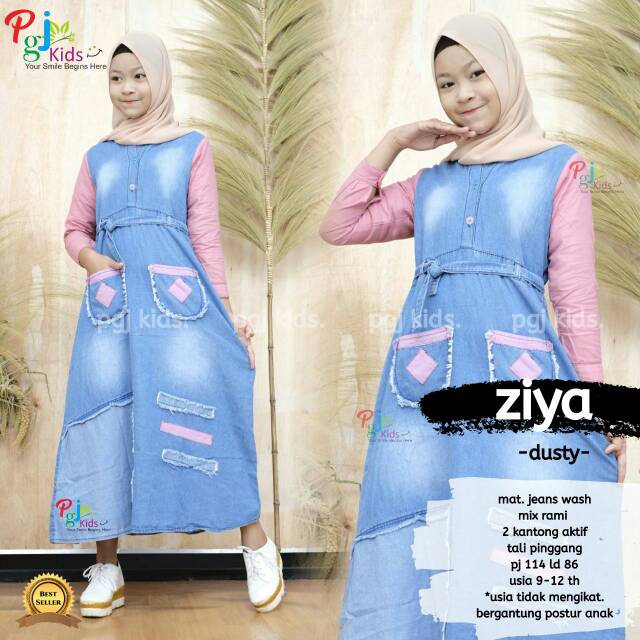 Ziya kids ori by Pgj kids || Gamis anak