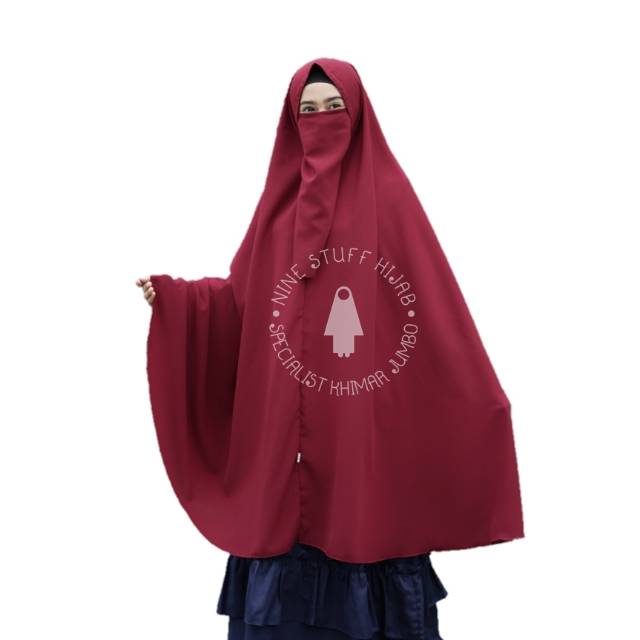 KHIMAR SYAR'I (NON PET )120X130 FREE CADAR