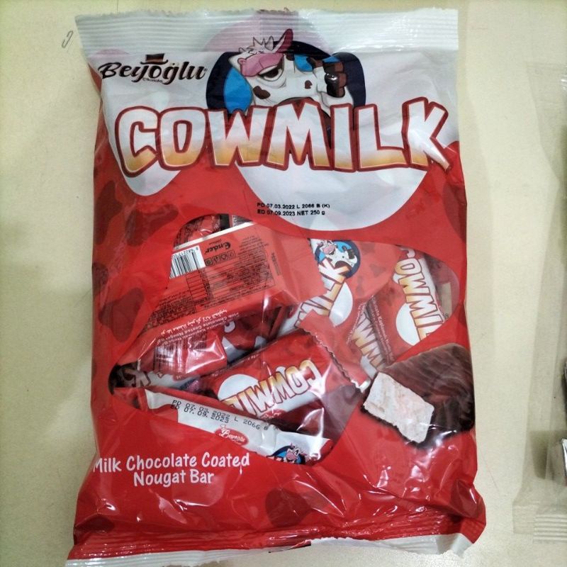 

cowmilk nougat bar 250gr