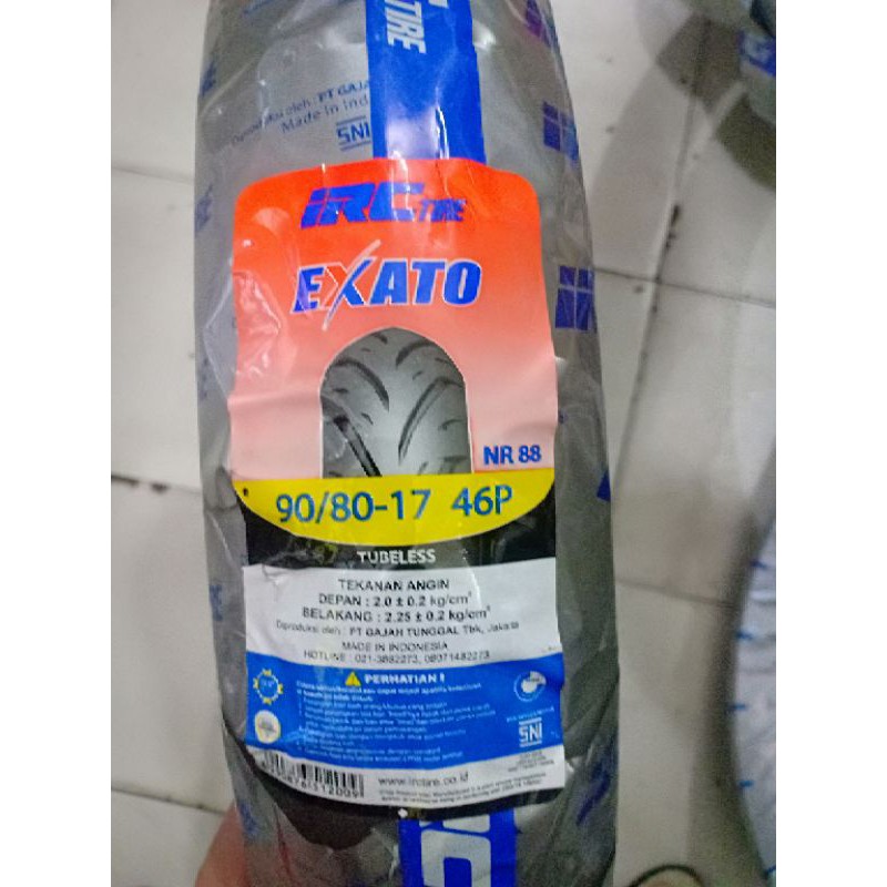 ban irc  exato ring 17 ukuran 90-80/17