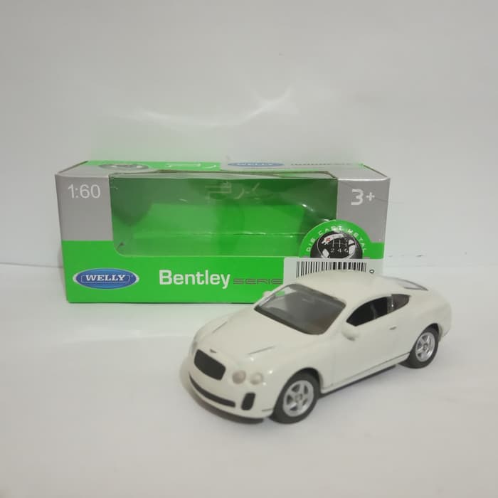 Diecast mobil Bentley continental sport welly skala 60 harga murah