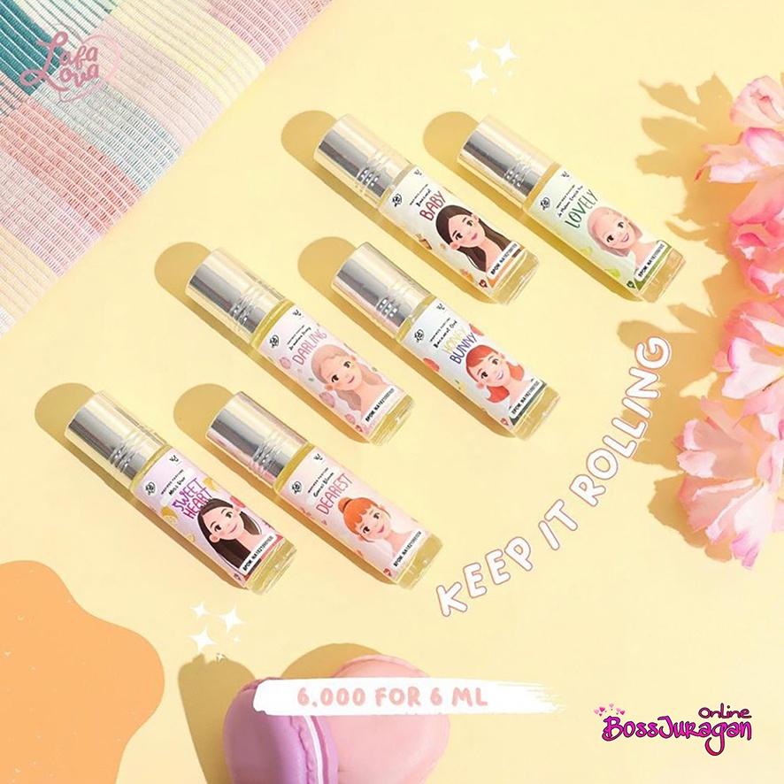 (BOSS) (BPOM) LAFALOVA Parfum Roll On 6ml - Inspired Parfume Lafalova x Vichira Roll On 6ml - Parfum Cewe