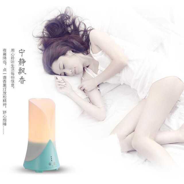 Taffware Air Humidifier Aromatherapy Night Light LED 60ml - HUMI H515 [Putih]