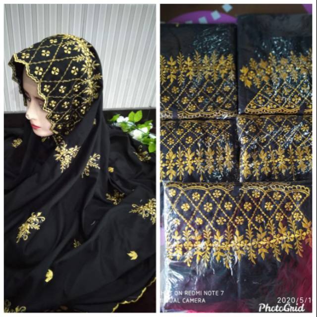 MUKENA TERUSAN POLINO WARNA/MUKENA BORDIR/MUKENA TERUSAN DEWASA