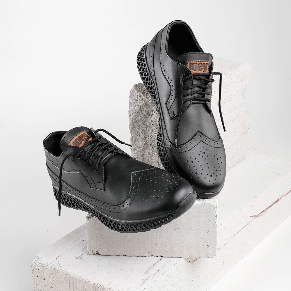 Sepatu Formal Kasual Pria Pantofel Casual Pantopel Cowok sepatu Pantofel Hitam Pria Kerja - LORD