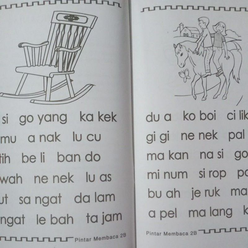 Buku Pintar Membaca Untuk TK &amp; SD 2a - 2b