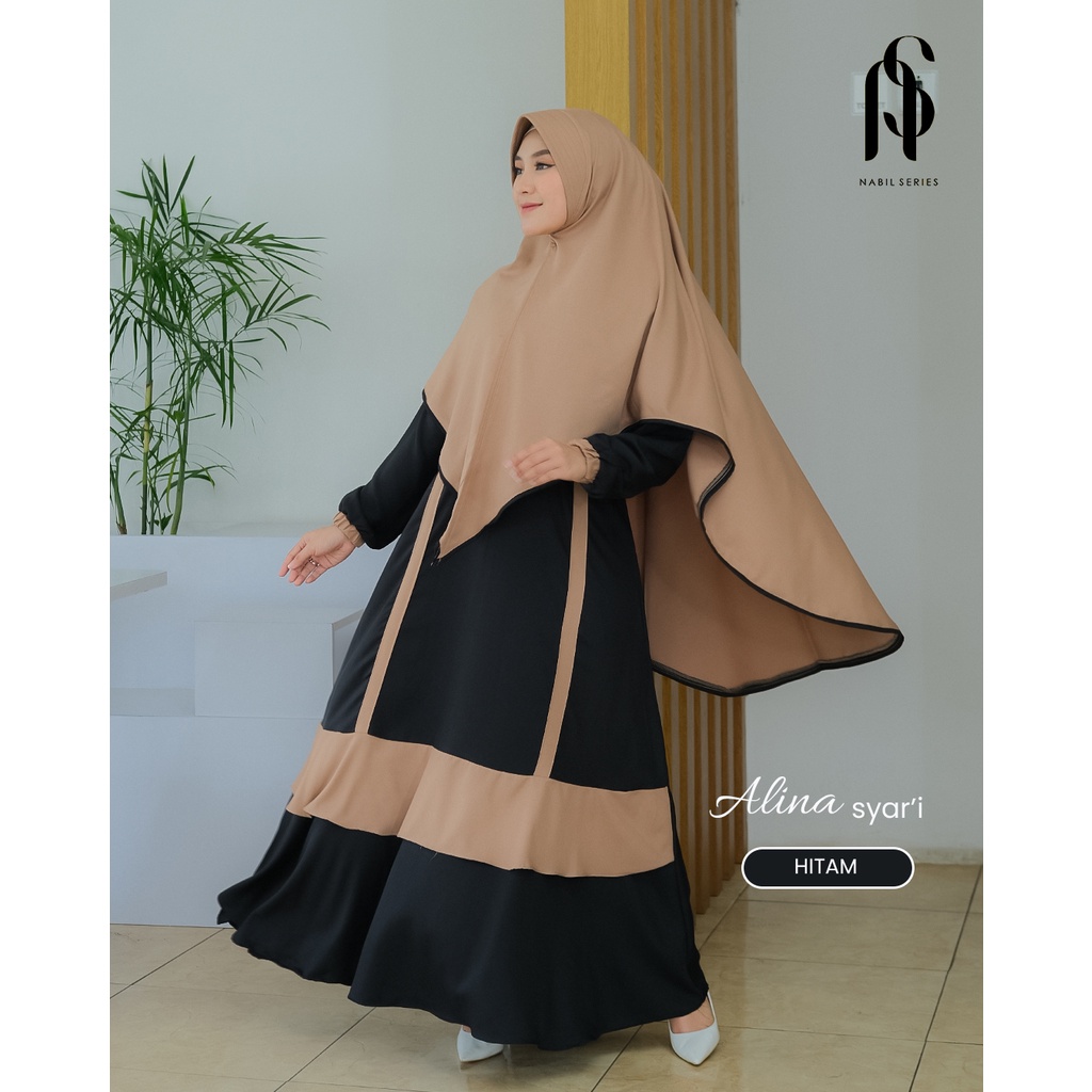 Gamis Alina Syar'i Ori Nabil Series